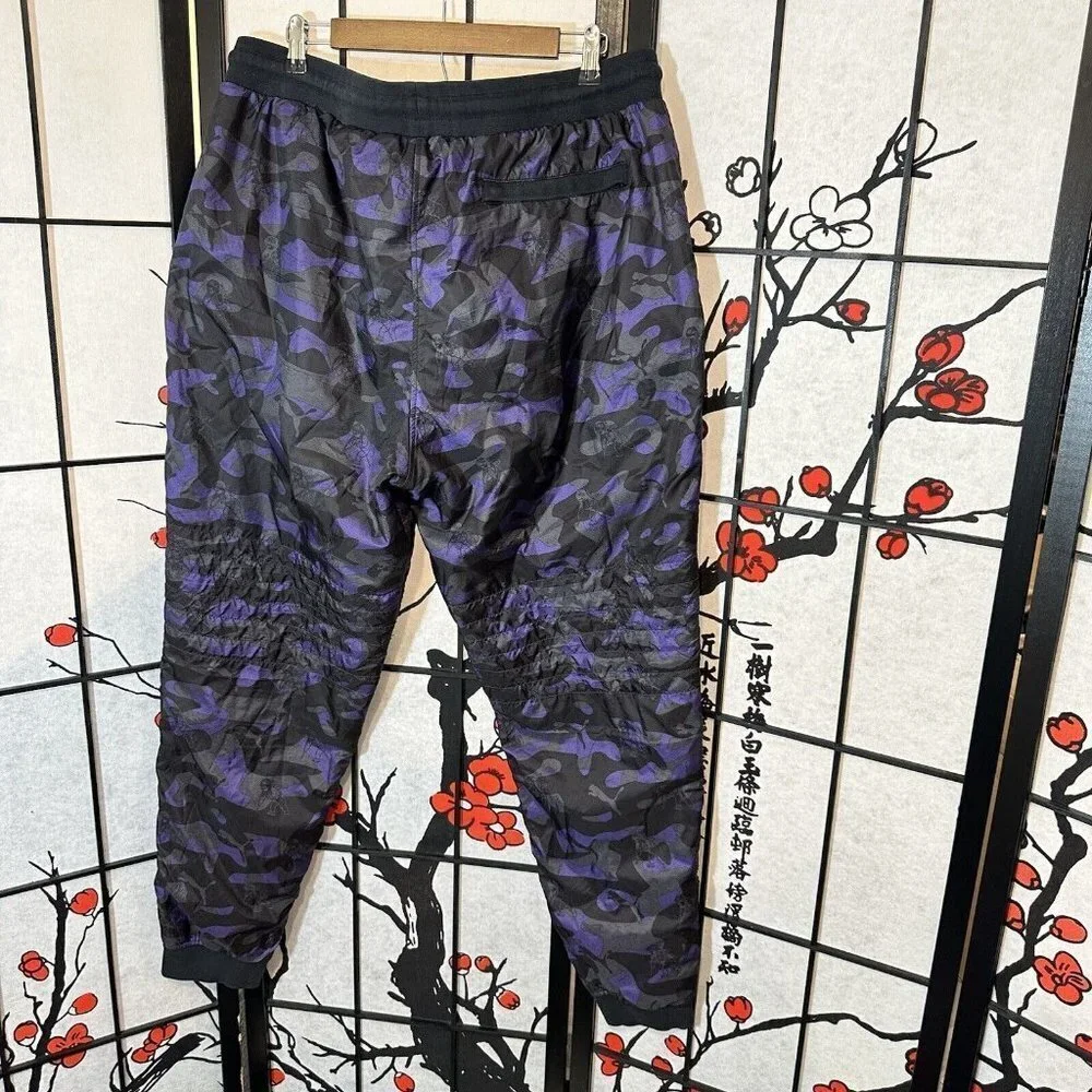 PUMA x PRPS Collab Opulent Black Purple Camo Joggers Pants Size XXL Nylon